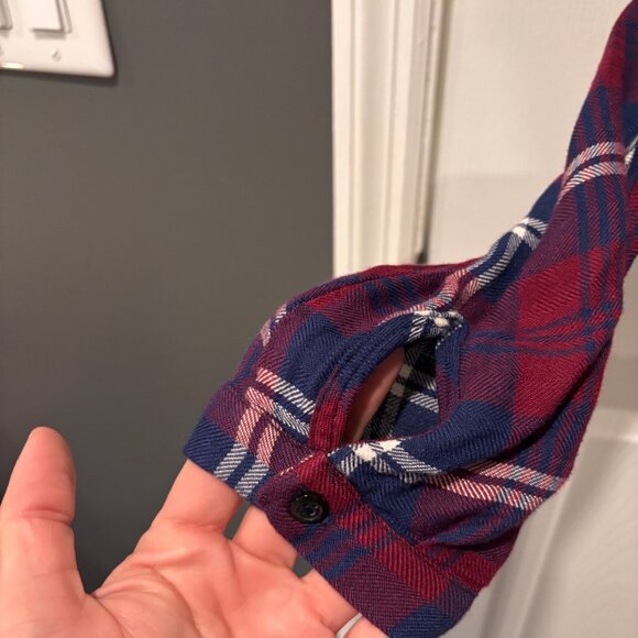 Anthropologie Rails Sloane Cropped Button Up Tie Front Blouse - Picture 5 of 7